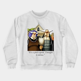 Funny Spectickles Classic American Art Humor Crewneck Sweatshirt